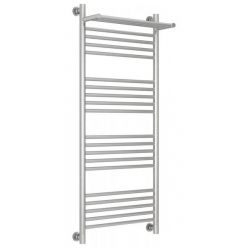 Полотенцесушитель водяной Сунержа Богема+ 071-0223-1250, высота 120 см, ширина 50 см, универсальное подключение, с полкой, цвет сатин