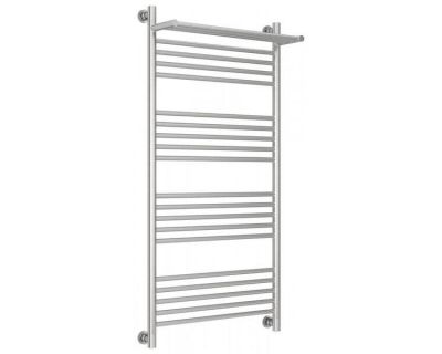 Полотенцесушитель водяной Сунержа Богема+ 071-0223-1260, высота 120 см, ширина 60 см, универсальное подключение, с полкой, цвет сатин