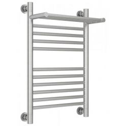 Полотенцесушитель водяной Сунержа Богема+ 071-0223-6040, высота 60 см, ширина 40 см, универсальное подключение, с полкой, цвет сатин