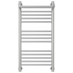 Полотенцесушитель водяной Сунержа Богема+ 071-0223-8040, высота 80 см, ширина 40 см, универсальное подключение, с полкой, цвет сатин