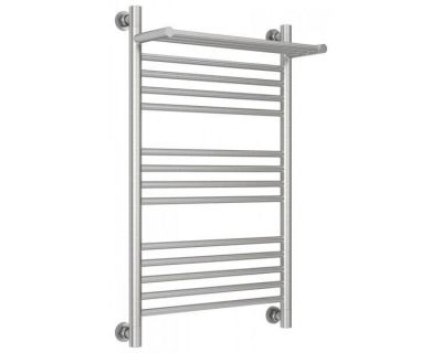 Полотенцесушитель водяной Сунержа Богема+ 071-0223-8050, высота 80 см, ширина 50 см, универсальное подключение, с полкой, цвет сатин