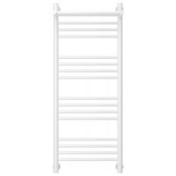 Полотенцесушитель водяной Сунержа Богема+ 12-0223-1040, высота 100 см, ширина 40 см, универсальное подключение, с полкой, цвет белый