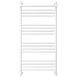 Полотенцесушитель водяной Сунержа Богема+ 12-0223-1050, высота 100 см, ширина 50 см, универсальное подключение, с полкой, цвет белый