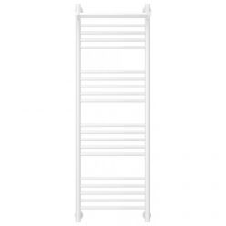 Полотенцесушитель водяной Сунержа Богема+ 12-0223-1240, высота 120 см, ширина 40 см, универсальное подключение, с полкой, цвет белый
