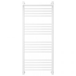 Полотенцесушитель водяной Сунержа Богема+ 12-0223-1250, высота 120 см, ширина 50 см, универсальное подключение, с полкой, цвет белый