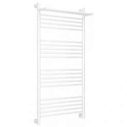 Полотенцесушитель водяной Сунержа Богема+ 12-0223-1260, высота 120 см, ширина 60 см, универсальное подключение, с полкой, цвет белый