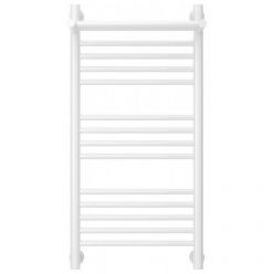 Полотенцесушитель водяной Сунержа Богема+ 12-0223-8040, высота 80 см, ширина 40 см, универсальное подключение, с полкой, цвет белый