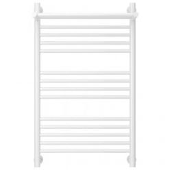 Полотенцесушитель водяной Сунержа Богема+ 12-0223-8050, высота 80 см, ширина 50 см, универсальное подключение, с полкой, цвет белый