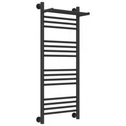 Полотенцесушитель водяной Сунержа Богема+ 15-0223-1040, высота 100 см, ширина 40 см, универсальное подключение, с полкой, цвет тёмный титан муар