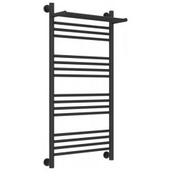 Полотенцесушитель водяной Сунержа Богема+ 15-0223-1050, высота 100 см, ширина 50 см, универсальное подключение, с полкой, цвет тёмный титан муар