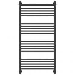 Полотенцесушитель водяной Сунержа Богема+ 15-0223-1260, высота 120 см, ширина 60 см, универсальное подключение, с полкой, цвет тёмный титан муар