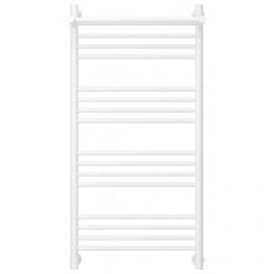 Полотенцесушитель водяной Сунержа Богема+ 30-0223-1050, высота 100 см, ширина 50 см, универсальное подключение, с полкой, цвет матовый белый