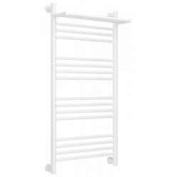 Полотенцесушитель водяной Сунержа Богема+ 30-0223-1050, высота 100 см, ширина 50 см, универсальное подключение, с полкой, цвет матовый белый