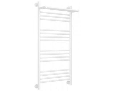 Полотенцесушитель водяной Сунержа Богема+ 30-0223-1050, высота 100 см, ширина 50 см, универсальное подключение, с полкой, цвет матовый белый