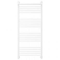 Полотенцесушитель водяной Сунержа Богема+ 30-0223-1250, высота 120 см, ширина 50 см, универсальное подключение, с полкой, цвет матовый белый