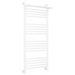Полотенцесушитель водяной Сунержа Богема+ 30-0223-1250, высота 120 см, ширина 50 см, универсальное подключение, с полкой, цвет матовый белый