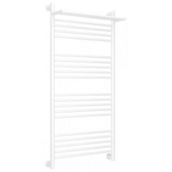 Полотенцесушитель водяной Сунержа Богема+ 30-0223-1260, высота 120 см, ширина 60 см, универсальное подключение, с полкой, цвет матовый белый