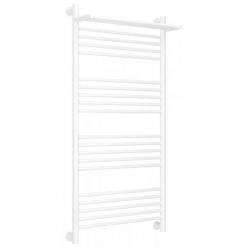 Полотенцесушитель водяной Сунержа Богема+ 30-0223-1260, высота 120 см, ширина 60 см, универсальное подключение, с полкой, цвет матовый белый