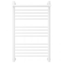 Полотенцесушитель водяной Сунержа Богема+ 30-0223-8050, высота 80 см, ширина 50 см, универсальное подключение, с полкой, цвет матовый белый