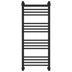 Полотенцесушитель водяной Сунержа Богема+ 31-0223-1040, высота 100 см, ширина 40 см, универсальное подключение, с полкой, цвет матовый черный