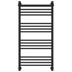 Полотенцесушитель водяной Сунержа Богема+ 31-0223-1050, высота 100 см, ширина 50 см, универсальное подключение, с полкой, цвет матовый черный