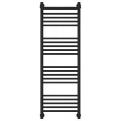 Полотенцесушитель водяной Сунержа Богема+ 31-0223-1240, высота 120 см, ширина 40 см, универсальное подключение, с полкой, цвет матовый черный