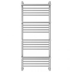 Полотенцесушитель водяной Сунержа Богема+ 071-0224-1250, высота 120 см, ширина 50 см, универсальное подключение, с 4 полками, цвет сатин