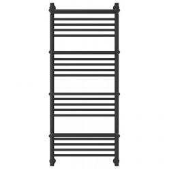 Полотенцесушитель водяной Сунержа Богема+ 15-0224-1250, высота 120 см, ширина 50 см, универсальное подключение, с 4 полками, цвет тёмный титан муар