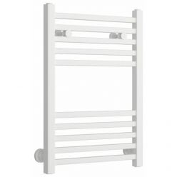 Полотенцесушитель водяной Сунержа Модус 30-0250-6040, высота 60 см, ширина 40 см, универсальное подключение, цвет матовый белый