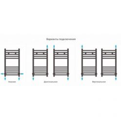 Полотенцесушитель водяной Сунержа Модус 30-0250-6030, высота 60 см, ширина 30 см, универсальное подключение, цвет матовый белый