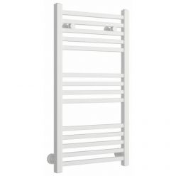 Полотенцесушитель водяной Сунержа Модус 30-0250-8040, высота 80 см, ширина 40 см, универсальное подключение, цвет матовый белый