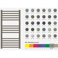 Полотенцесушитель водяной Сунержа Модус 7006-0250-1040, высота 100 см, ширина 40 см, универсальное подключение, цвет бежево-серый