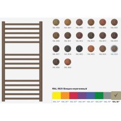 Полотенцесушитель водяной Сунержа Модус 8025-0250-1250, высота 120 см, ширина 50 см, универсальное подключение, цвет бледно-коричневый