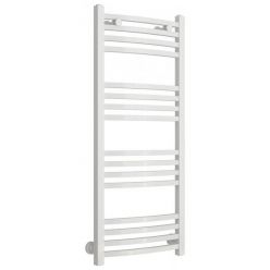 Полотенцесушитель водяной Сунержа Аркус 12-0251-1040, высота 100 см, ширина 40 см, универсальное подключение, цвет белый
