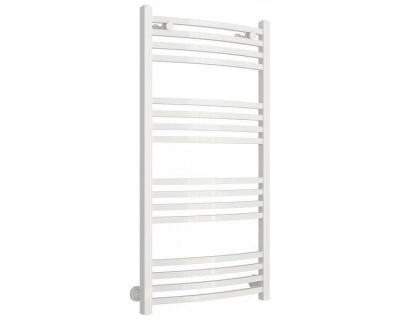 Полотенцесушитель водяной Сунержа Аркус 12-0251-1050, высота 100 см, ширина 50 см, универсальное подключение, цвет белый