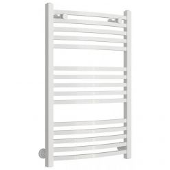 Полотенцесушитель водяной Сунержа Аркус 12-0251-8050, высота 80 см, ширина 50 см, универсальное подключение, цвет белый