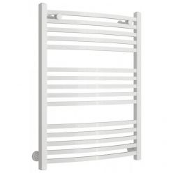 Полотенцесушитель водяной Сунержа Аркус 12-0251-8060, высота 80 см, ширина 60 см, универсальное подключение, цвет белый