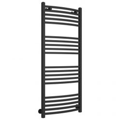 Полотенцесушитель водяной Сунержа Аркус 15-0251-1250, высота 120 см, ширина 50 см, универсальное подключение, цвет тёмный титан муар