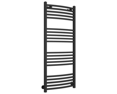 Полотенцесушитель водяной Сунержа Аркус 15-0251-1250, высота 120 см, ширина 50 см, универсальное подключение, цвет тёмный титан муар