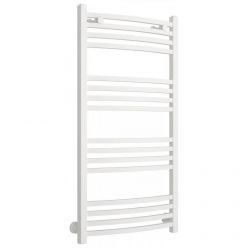 Полотенцесушитель водяной Сунержа Аркус 30-0251-1050, высота 100 см, ширина 50 см, универсальное подключение, цвет матовый белый