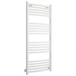 Полотенцесушитель водяной Сунержа Аркус 30-0251-1250, высота 120 см, ширина 50 см, универсальное подключение, цвет матовый белый