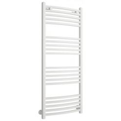 Полотенцесушитель водяной Сунержа Аркус 30-0251-1250, высота 120 см, ширина 50 см, универсальное подключение, цвет матовый белый