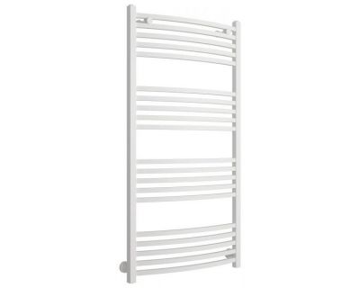 Полотенцесушитель водяной Сунержа Аркус 30-0251-1260, высота 120 см, ширина 60 см, универсальное подключение, цвет матовый белый