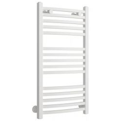 Полотенцесушитель водяной Сунержа Аркус 30-0251-8040, высота 80 см, ширина 40 см, универсальное подключение, цвет матовый белый