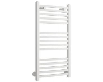 Полотенцесушитель водяной Сунержа Аркус 30-0251-8040, высота 80 см, ширина 40 см, универсальное подключение, цвет матовый белый