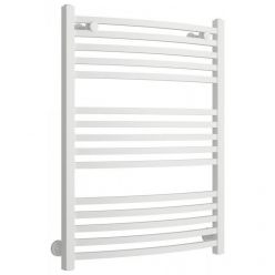 Полотенцесушитель водяной Сунержа Аркус 30-0251-8060, высота 80 см, ширина 60 см, универсальное подключение, цвет матовый белый