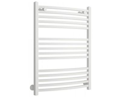 Полотенцесушитель водяной Сунержа Аркус 30-0251-8060, высота 80 см, ширина 60 см, универсальное подключение, цвет матовый белый