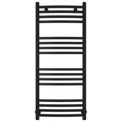 Полотенцесушитель водяной Сунержа Аркус 31-0251-1040, высота 100 см, ширина 40 см, универсальное подключение, цвет матовый черный