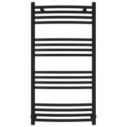 Полотенцесушитель водяной Сунержа Аркус 31-0251-1050, высота 100 см, ширина 50 см, универсальное подключение, цвет матовый черный