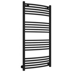 Полотенцесушитель водяной Сунержа Аркус 31-0251-1260, высота 120 см, ширина 60 см, универсальное подключение, цвет матовый черный
